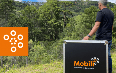 A VSAT Satelite Transportável (Flyaway) da Mobili